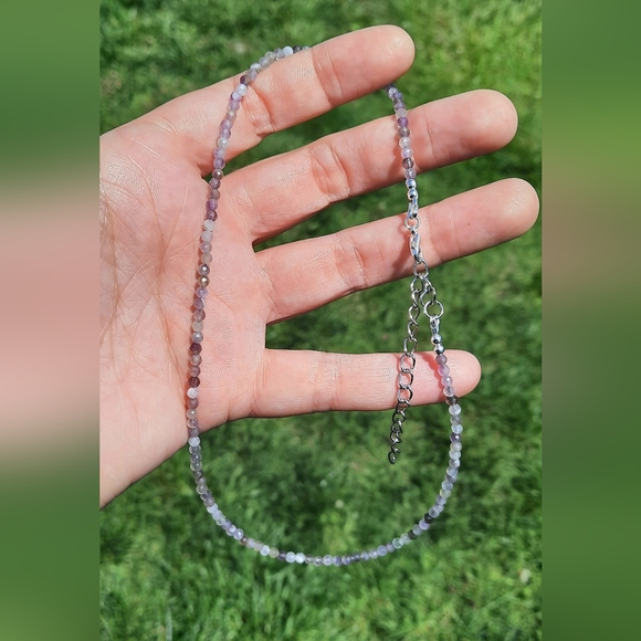 Dream Amethyst Choker Necklace - Picture 2 of 3